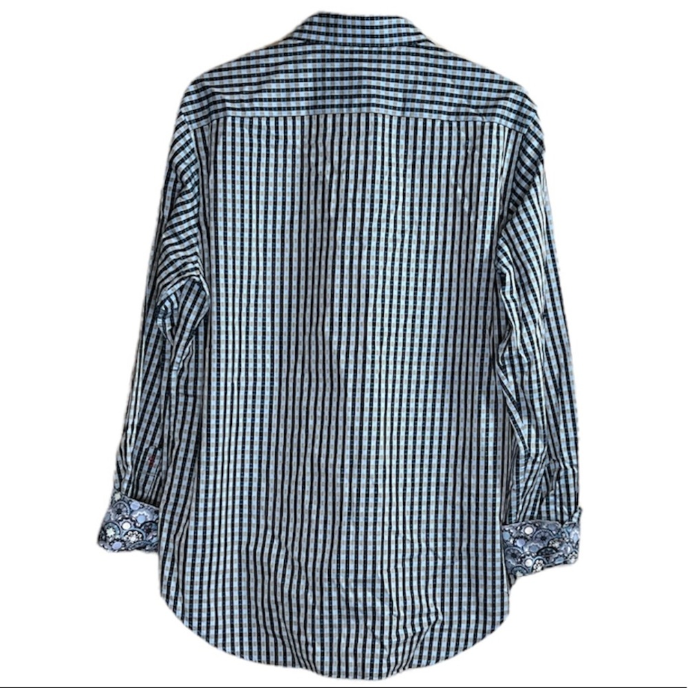 Robert Graham Plaid Button Down Medium - image 7